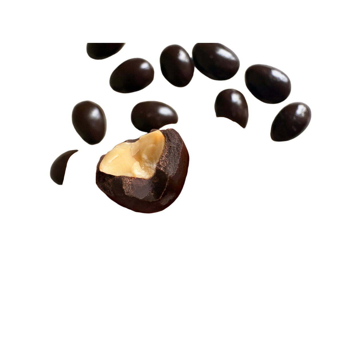 Custom Logo Custom-Lid Chocolate-Covered Almond Box – 12oz, 4×6