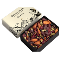 Custom Logo Custom-Lid Trail Mix Box – 12oz, 4×6