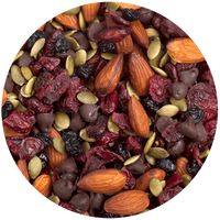 Custom Logo Custom-Sleeve Trail Mix Cube – 8oz, Full Color Wrap