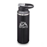 Custom Logo Della SS Water Bottle w/Handle & Flip Top - 17oz