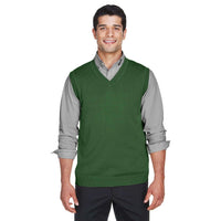 Custom Logo Devon & Jones Adult V-Neck Vest - Mens