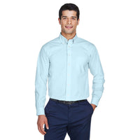 Custom Logo Devon & Jones Crown Woven Collection™ Solid Broadcloth - Mens