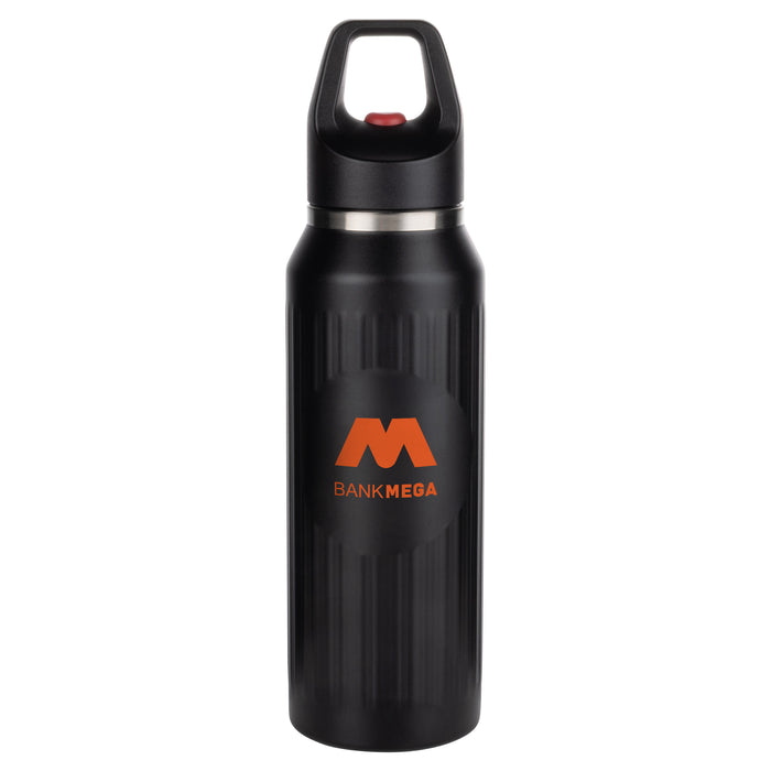 Custom Logo Digory Textured Sports Bottle w/Push Lock Button - 17oz