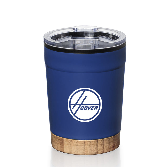 Custom Logo Eduardo Double Wall Tumbler w/Bamboo Base - 12oz