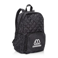 Custom Logo Eiffel Quilted Pattern Backpack