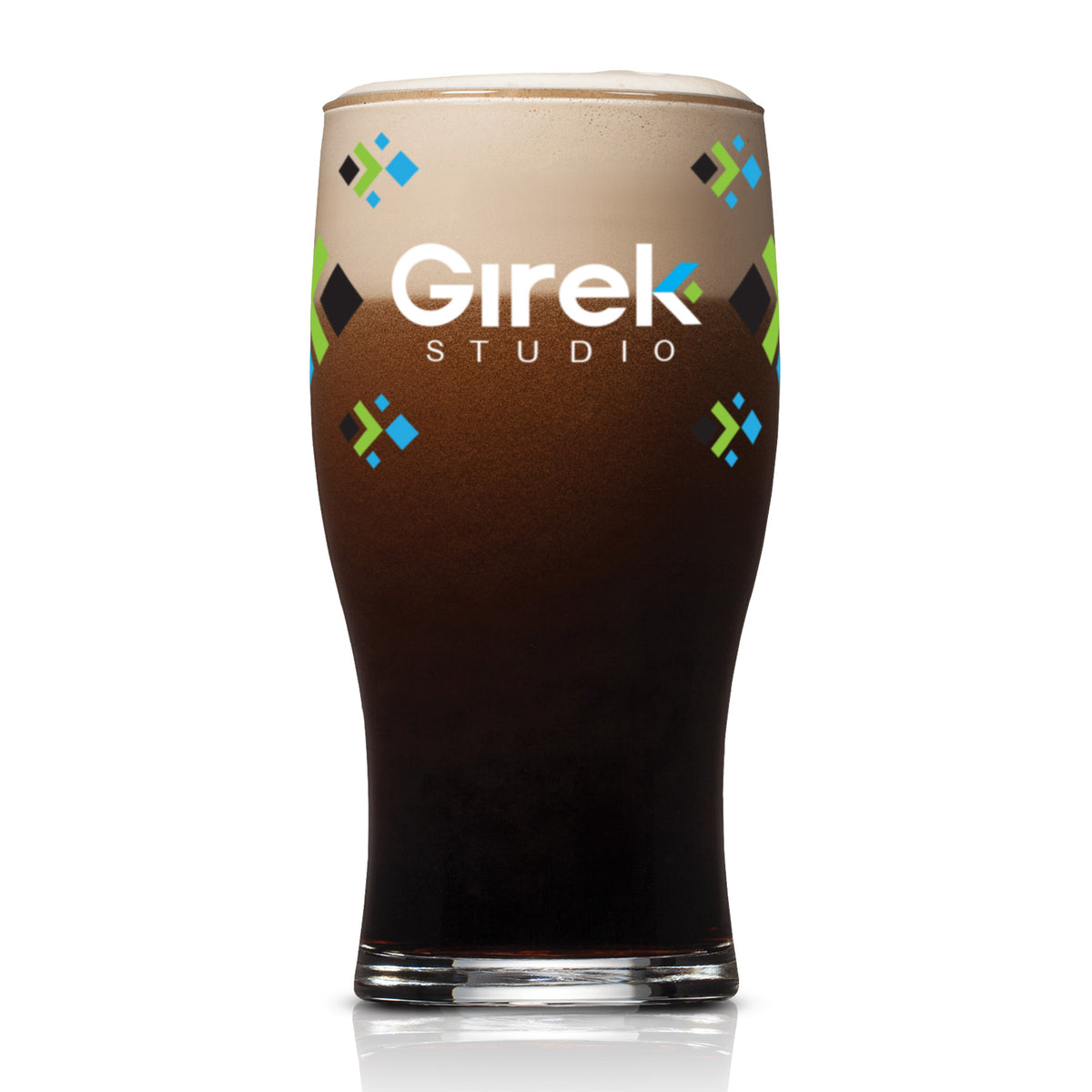 Custom Logo Elmhurst Beer Glass - VividPrint™