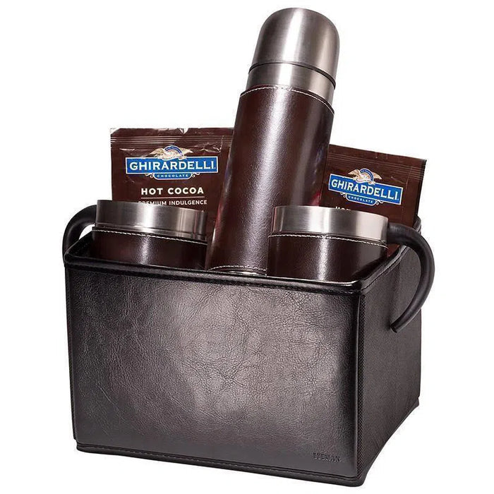 Custom Logo Empire Thermal Bottle & Cups Ghirardelli Cocoa Set