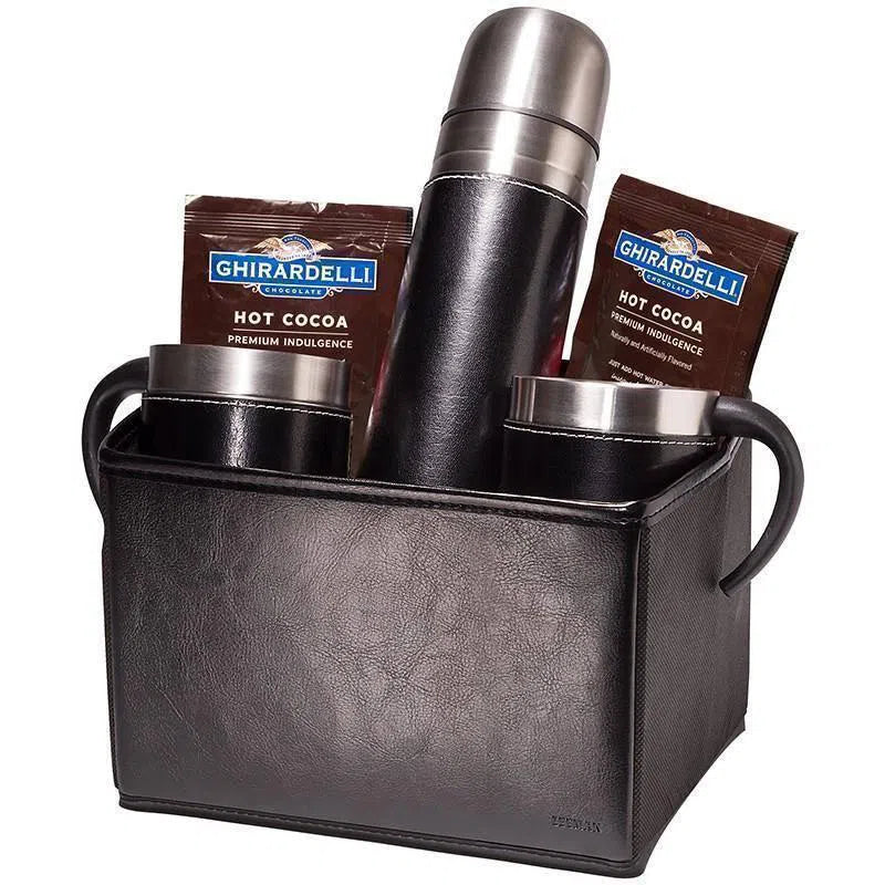 Custom Logo Empire Thermal Bottle & Cups Ghirardelli Cocoa Set