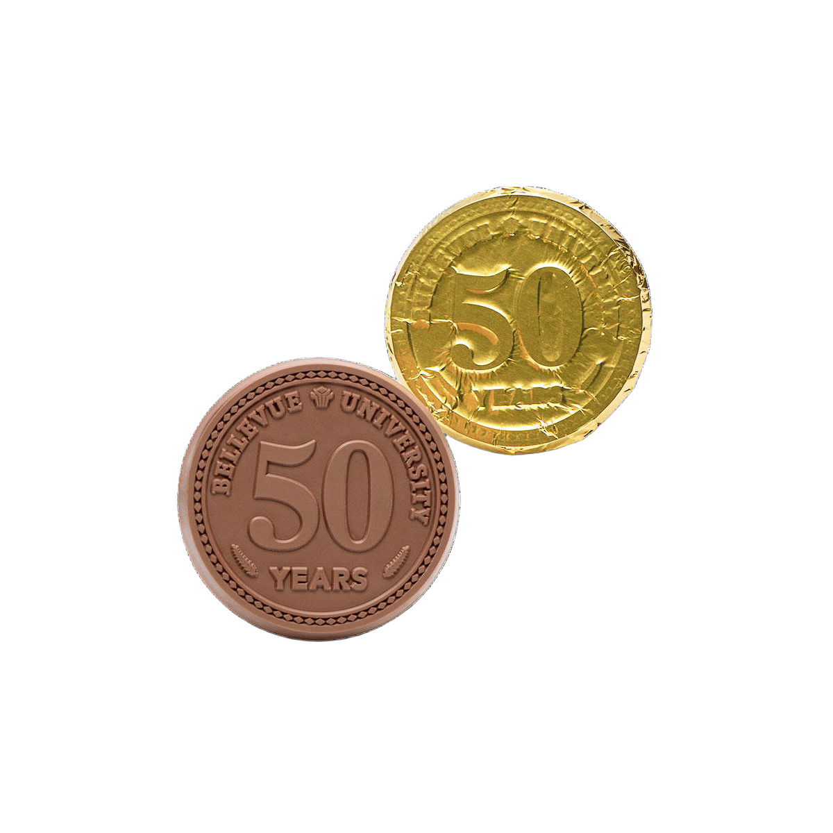 Custom Logo Engraved Chocolate Medal