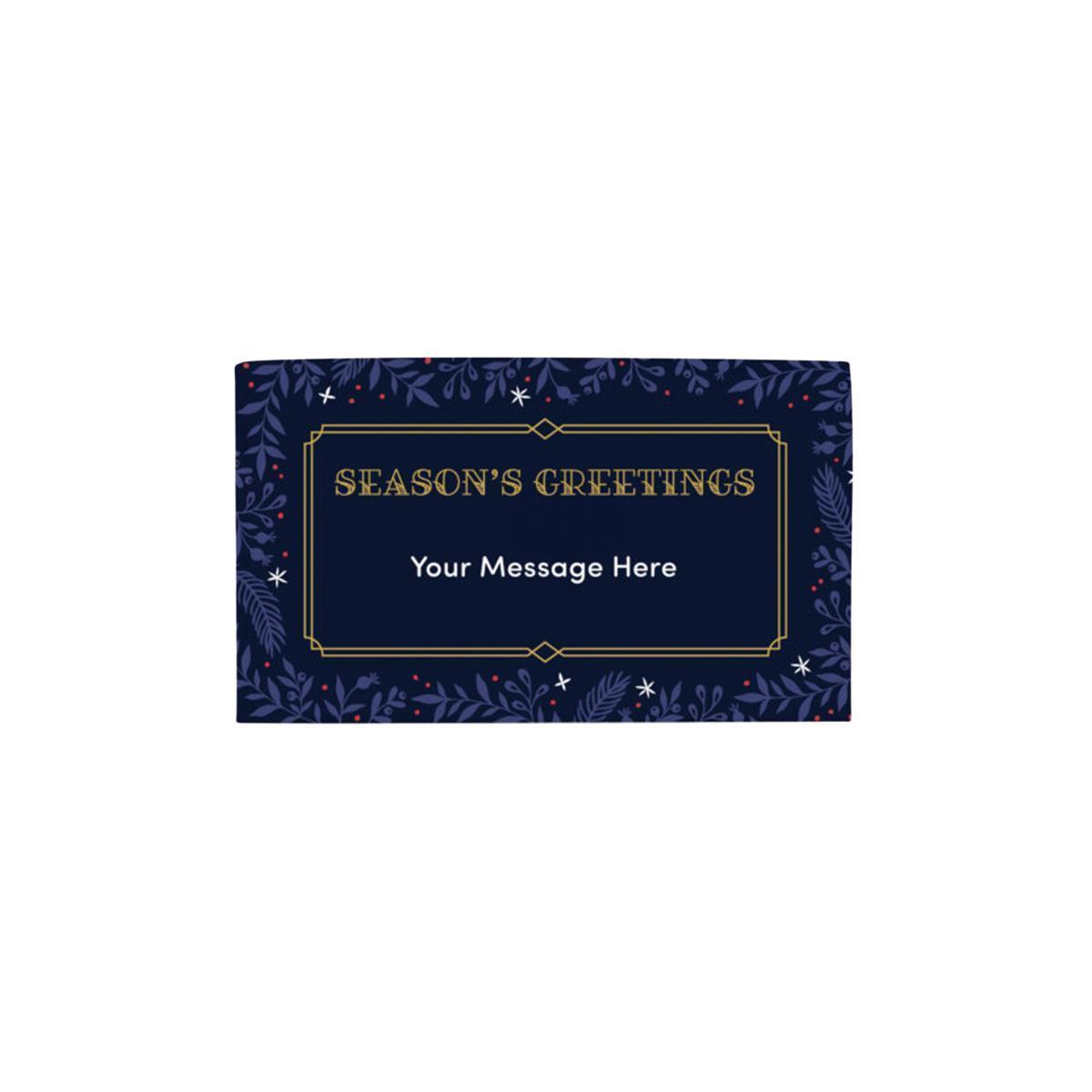 Custom Logo Epic 1lb. Chocolate Bar – Personalized Packaging – Happy Holidays