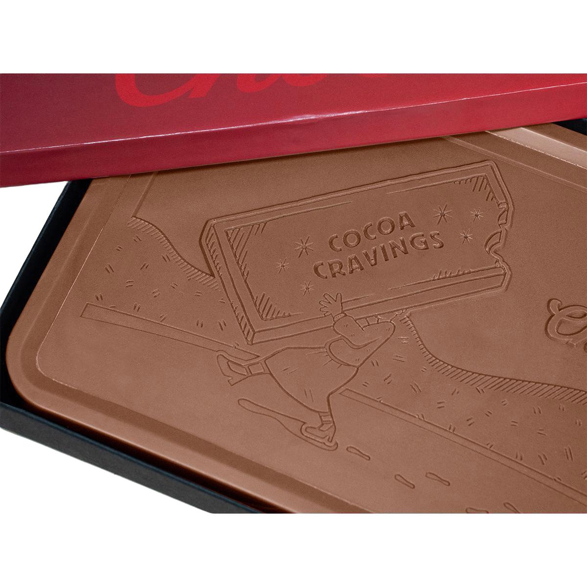 Custom Logo Epic 1lb. Engraved Chocolate Bar – Classic Packaging