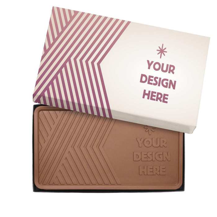 Custom Logo Epic 1lb. Engraved Chocolate Bar – Luxury Packaging