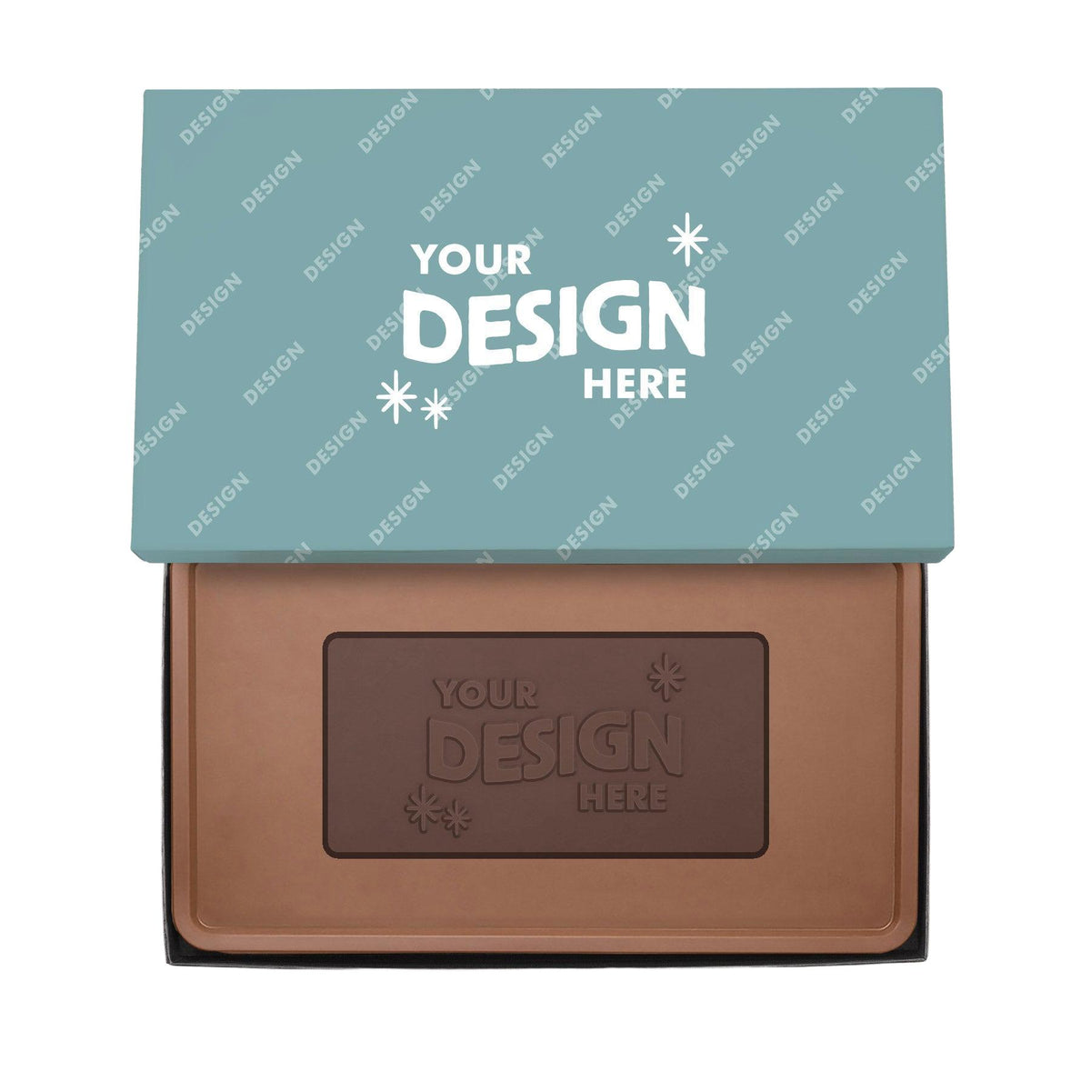 Custom Logo Epic 1lb. Engraved Combo Chocolate Bar – Classic Packaging