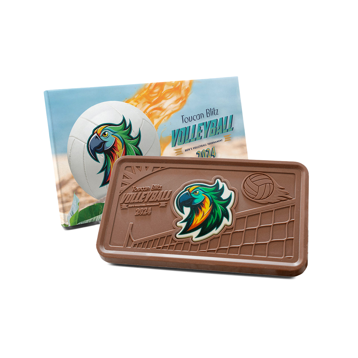 Custom Logo Epic 1lb. Engraved Combo Chocolate Bar – Classic Packaging