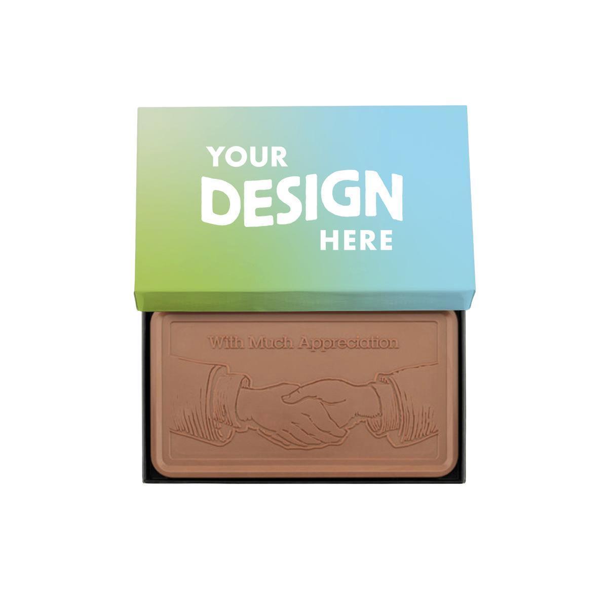 Custom Logo Epic 1lb. Quick Ship Engraved Chocolate Bar – Personalized Packaging