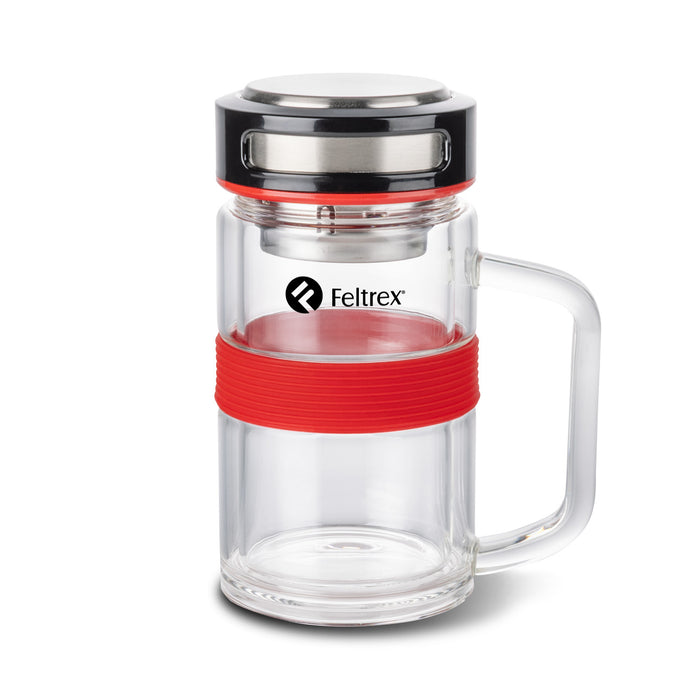 Custom Logo Essence Glass Mug - 11oz