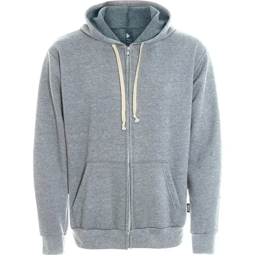 Custom Logo Ethica Hooded Full Zip Sweatshirt