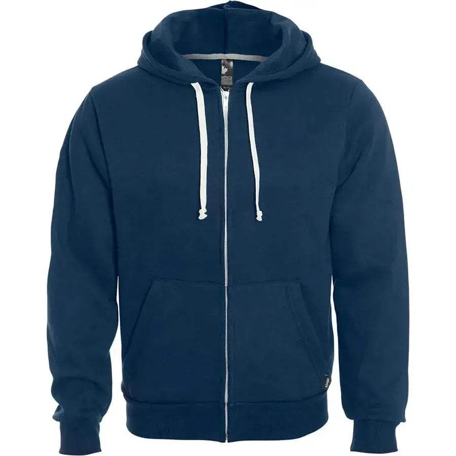 Custom Logo Ethica Hooded Full Zip Sweatshirt