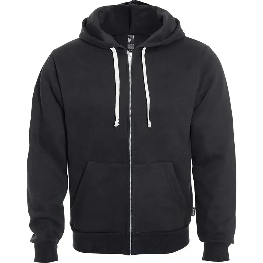 Custom Logo Ethica Hooded Full Zip Sweatshirt