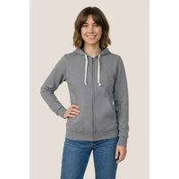 Custom Logo Ethica Hooded Full Zip Sweatshirt - Women