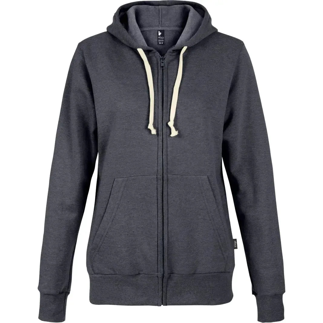 Custom Logo Ethica Hooded Full Zip Sweatshirt - Women