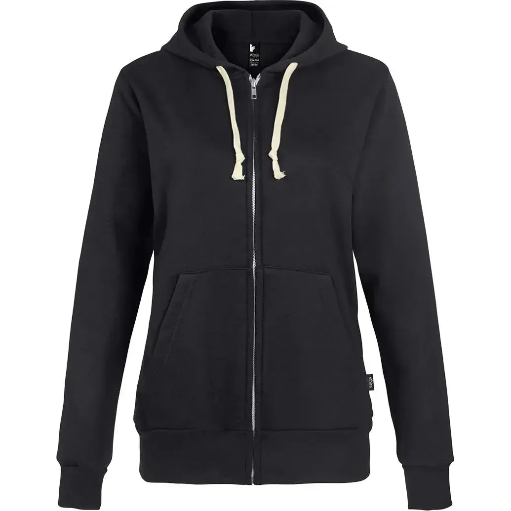 Custom Logo Ethica Hooded Full Zip Sweatshirt - Women