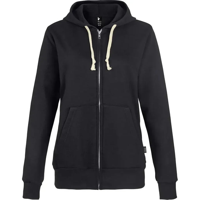 Custom Logo Ethica Hooded Full Zip Sweatshirt - Women