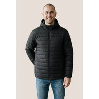 Custom Logo Ethica Hooded Quilted Jacket