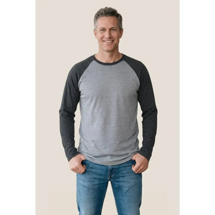 Custom Logo Ethica Raglan Long Sleeve T-shirt