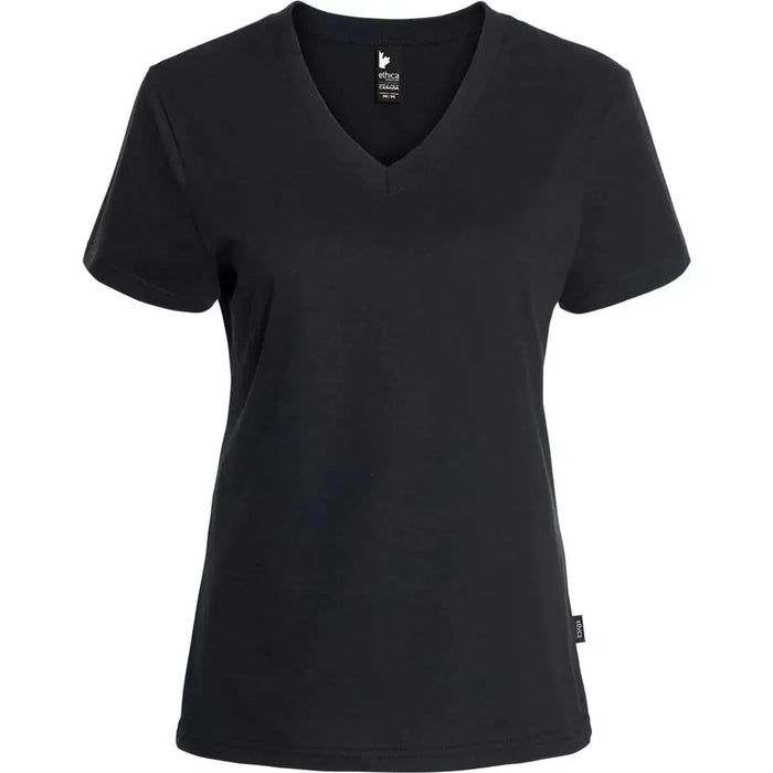 Custom Logo Ethica V-neck T-shirt - Women