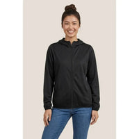 Custom Logo Ethica Windbreaker Hooded Jacket - Women