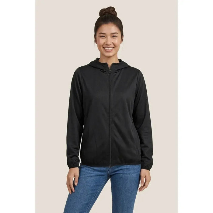 Custom Logo Ethica Windbreaker Hooded Jacket - Women