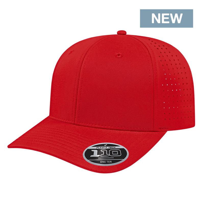 Custom Logo Flexfit 110® Perforated Performance Snap Back Cap