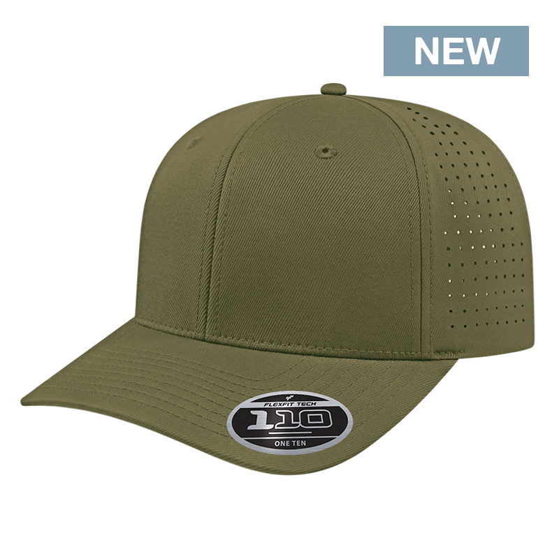 Custom Logo Flexfit 110® Perforated Performance Snap Back Cap