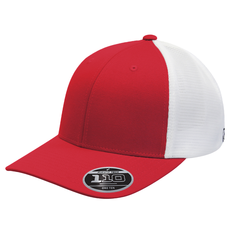 Custom Logo Flexfit 110® Poly/Cotton Blend Performance Mesh Back Cap