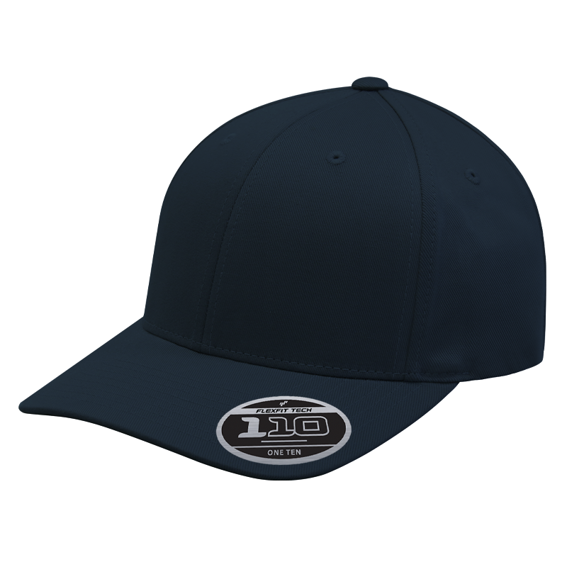 Custom Logo Flexfit 110® Poly/Cotton Blend Performance Snap Back Cap