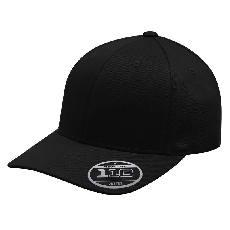 Custom Logo Flexfit 110® Poly/Cotton Blend Performance Snap Back Cap