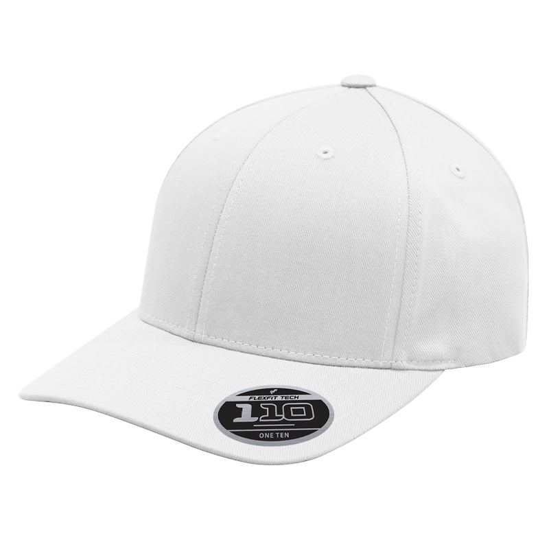 Custom Logo Flexfit 110® Poly/Cotton Blend Performance Snap Back Cap