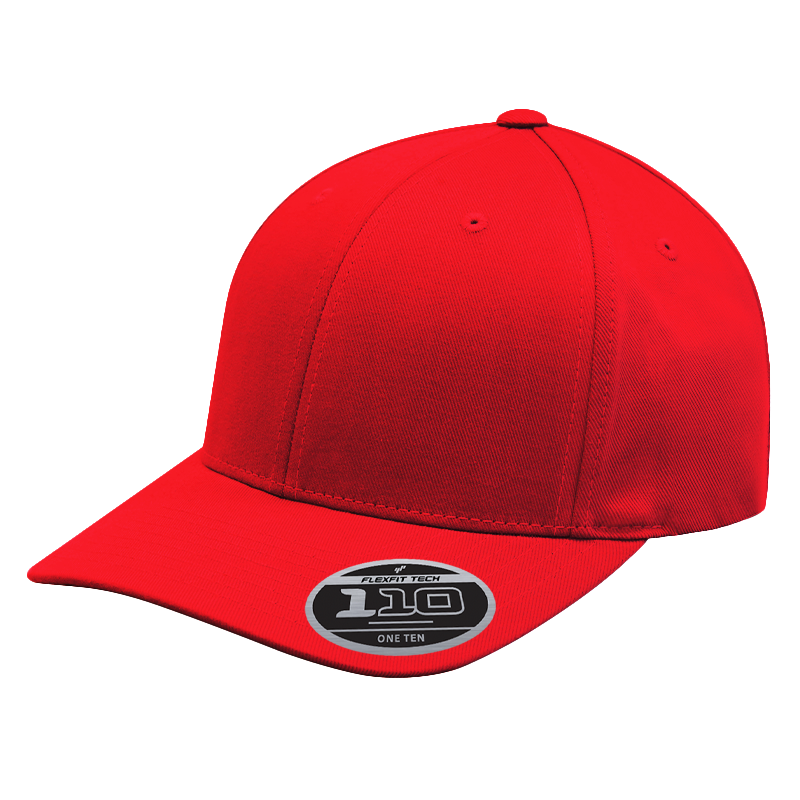 Custom Logo Flexfit 110® Poly/Cotton Blend Performance Snap Back Cap