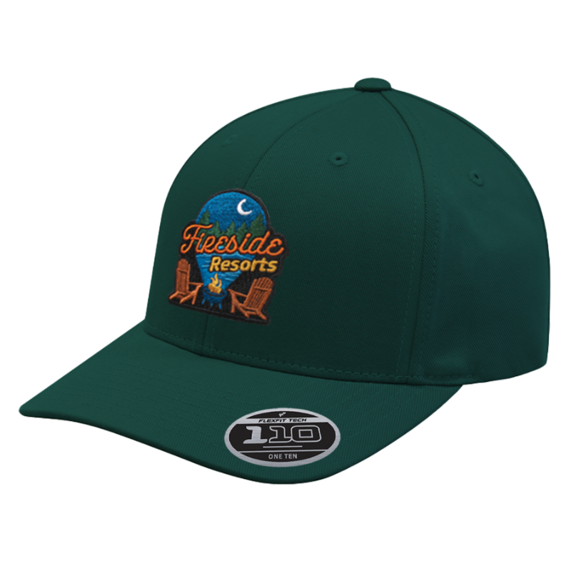 Custom Logo Flexfit 110® Poly/Cotton Blend Performance Snap Back Cap