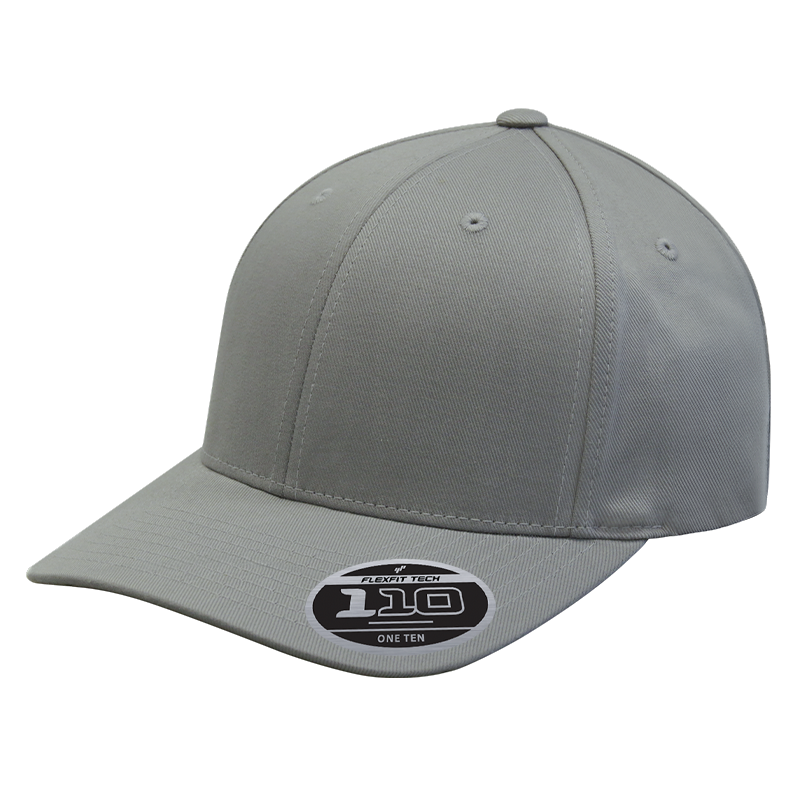 Custom Logo Flexfit ® Poly/Cotton Blend Performance Fitted Cap