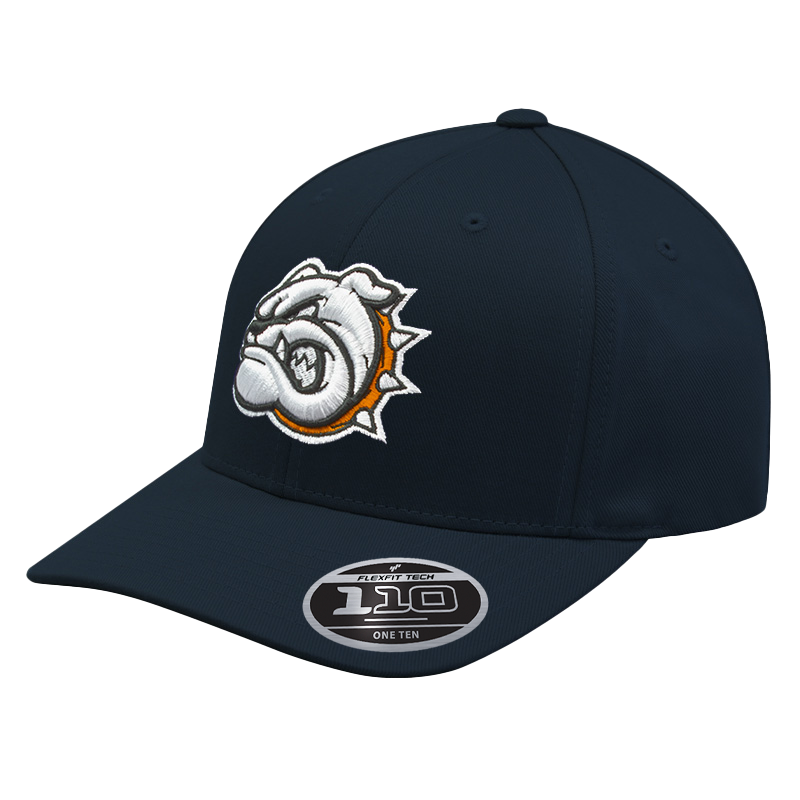 Custom Logo Flexfit ® Poly/Cotton Blend Performance Fitted Cap