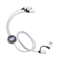 Custom Logo Fuller Light-Up Multi-Charge Cable