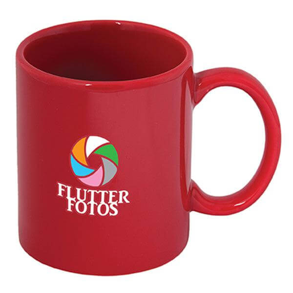 Buy Red Full Color Customized Photo Printed Coffee Mug