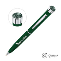 Custom Logo Garland® Color Aura Twist Ballpoint Pen - Chrome Accent