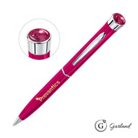 Custom Logo Garland® Color Aura Twist Ballpoint Pen - Chrome Accent