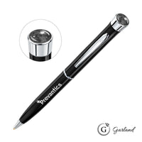 Custom Logo Garland® Color Aura Twist Ballpoint Pen - Chrome Accent