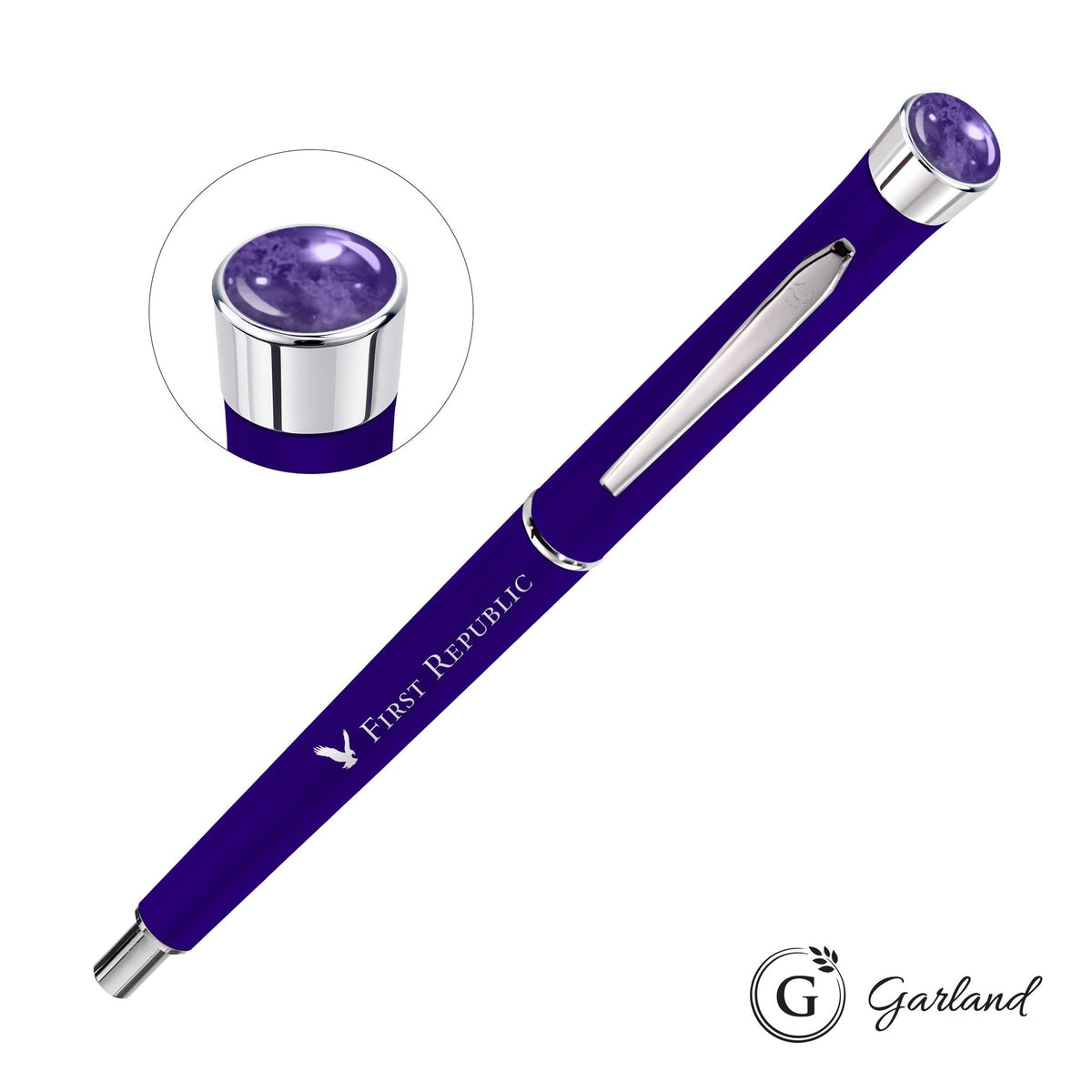 Custom Logo Garland® Color Matte Aura Mechanical Pencil - Chrome