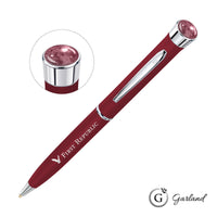 Custom Logo Garland® Color Matte Aura Twist Pen - Chrome