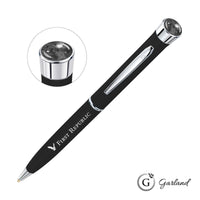 Custom Logo Garland® Color Matte Aura Twist Pen - Chrome